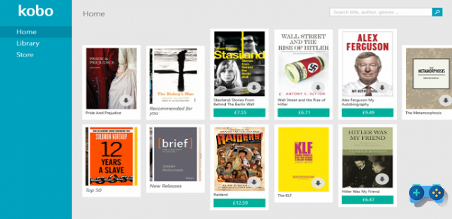 Windows 8, Kobo app available