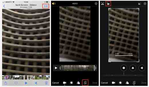 How to rotate a video on iPhone