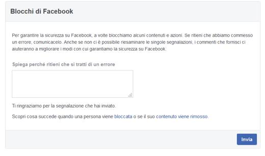 O Facebook bloqueia links e compartilhamentos de sites