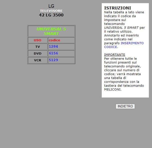 Como sintonizar o controle remoto universal