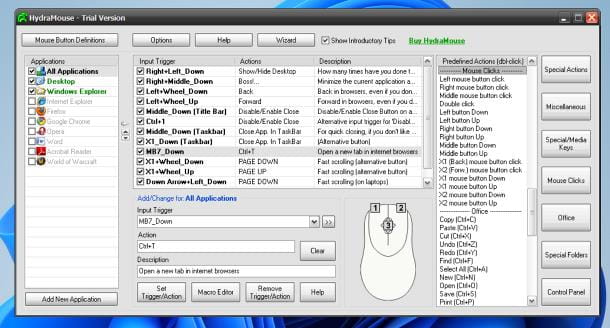 How to program mouse keys