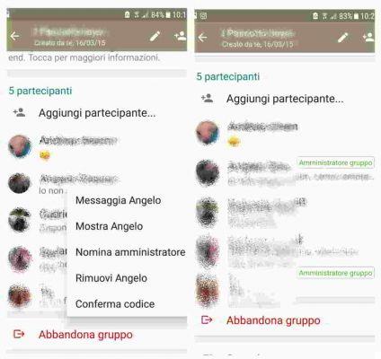 Comment nommer plusieurs administrateurs de groupe WhatsApp