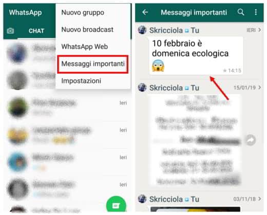 Comment enregistrer les messages WhatsApp importants