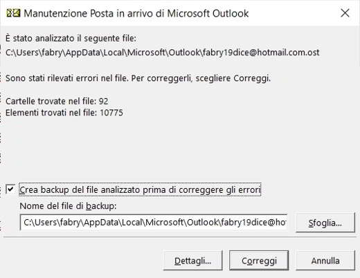 Error 0x8004010F No se puede acceder al archivo de datos de Outlook: cómo solucionarlo