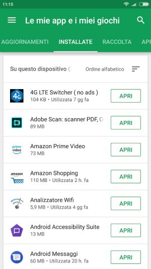 Mes applications installées : comment obtenir la liste complète sur Android