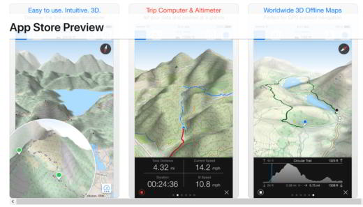 Les meilleures applications pour le trekking et les excursions