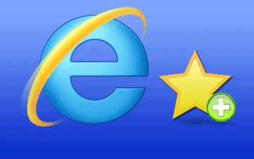 How to save Internet Explorer favorites