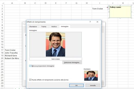 How to add photos in Excel lists