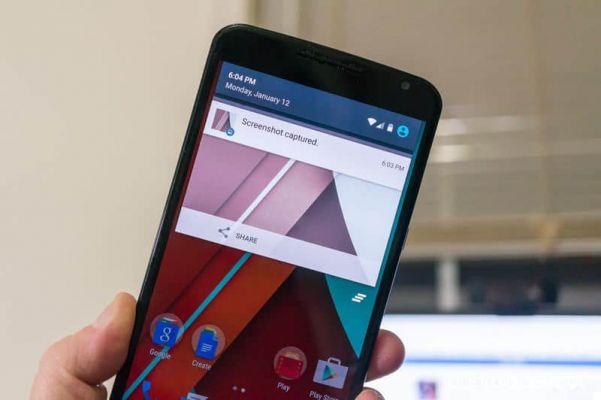 How to run and save screenshot on Nexus 6