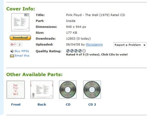 Comment télécharger des pochettes de CD de musique