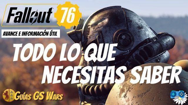 Todo lo que necesitas saber sobre el videojuego Fallout 76