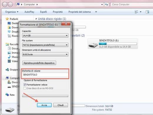 How to format a USB stick with Windows