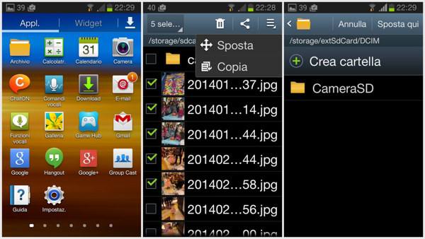 Cómo mover fotos y videos de Android a la tarjeta SD