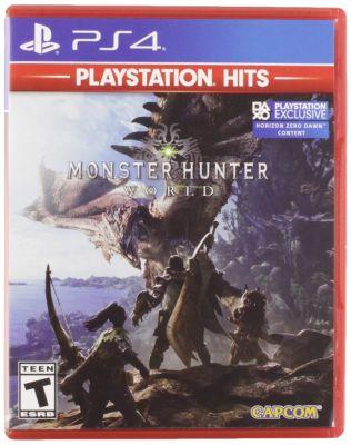 Opções de compra do videogame Monster Hunter: World