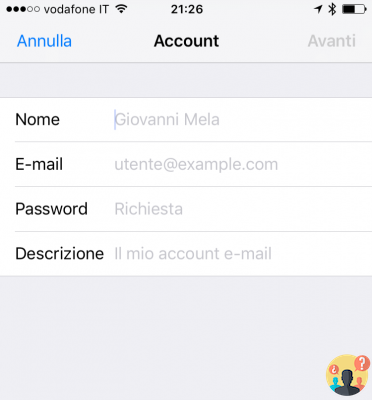 Configuration de la messagerie iOS (iPhone/iPad)