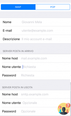 Configuração de e-mail do iOS (iPhone/iPad)