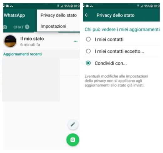 Cómo eliminar el estado de WhatsApp