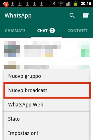 Comment envoyer un message de groupe en copie cachée avec WhatsApp