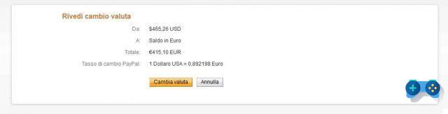 Comment convertir une devise sur PayPal