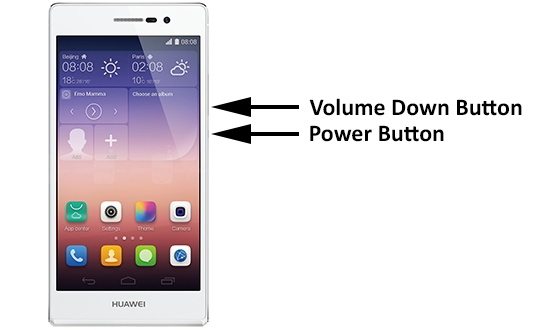 Comment prendre et enregistrer la capture d'écran sur le smartphone Huawei
