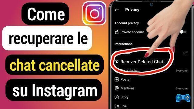 Récupérer les messages directs supprimés sur Instagram