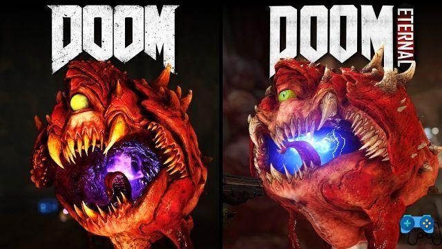 Comparação entre DOOM Eternal e DOOM 2016