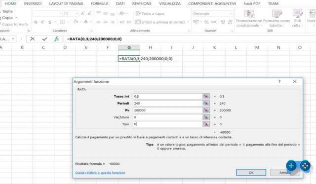 Formula to calculate dumb installment in Excel