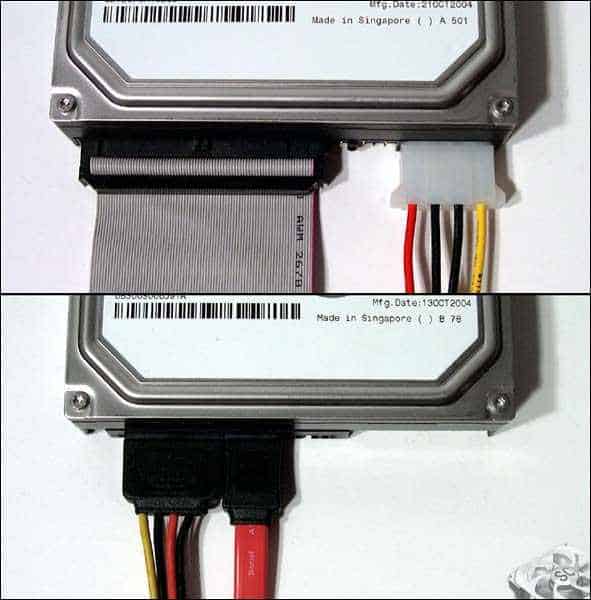 Difference between HD Sata and IDE