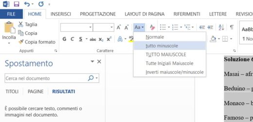 Word: como converter de maiúsculas para minúsculas ou vice-versa