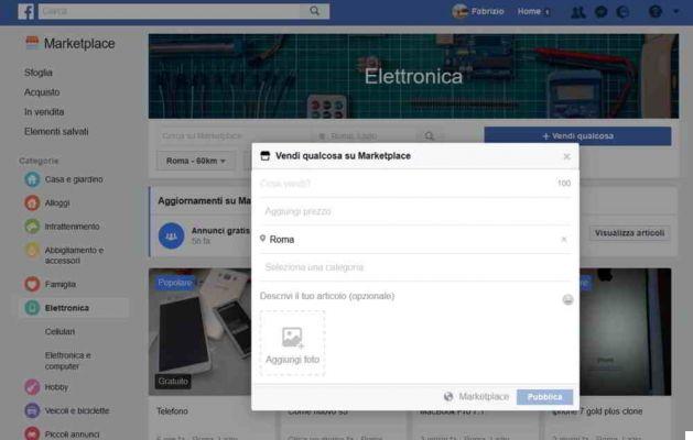 Como o Facebook Marketplace funciona para vender e comprar itens