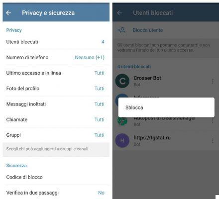 How to unblock me on Telegram if someone blocks you