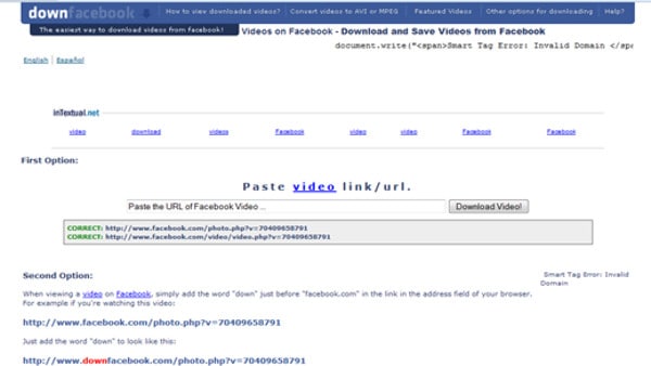 How to download videos from Facebook in one click
