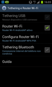 Use your Android smartphone as a Wi-Fi router