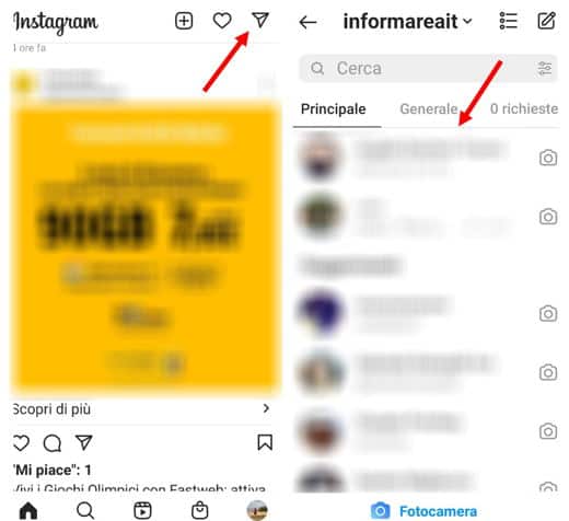 Cómo iniciar una conversación en Instagram