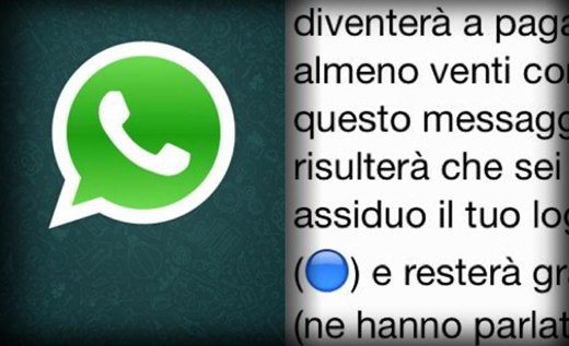 No sábado, o WhatsApp será pago: aqui está o anúncio do hoax!