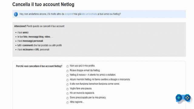 Como apagar a sua conta Netlog
