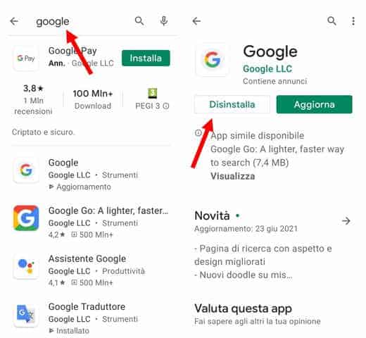 O Google app continua travando: como consertar