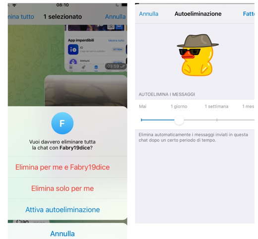 Cómo borrar mensajes de Telegram