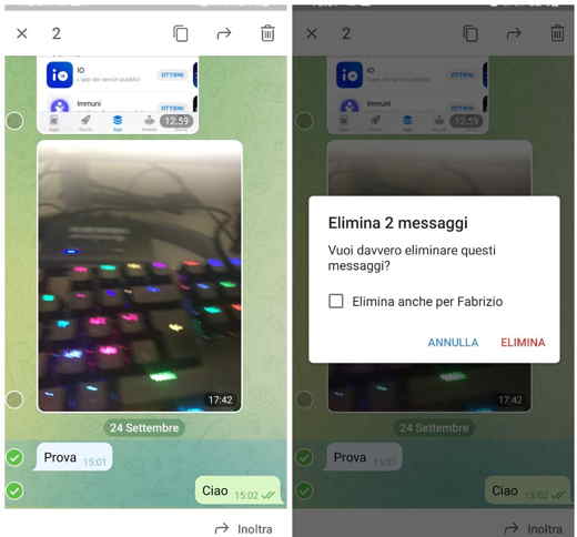 Comment supprimer des messages de Telegram