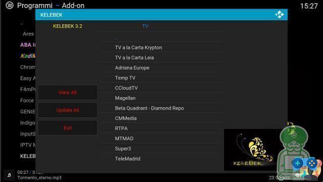 Install the best KODI add-ons with Kelebek