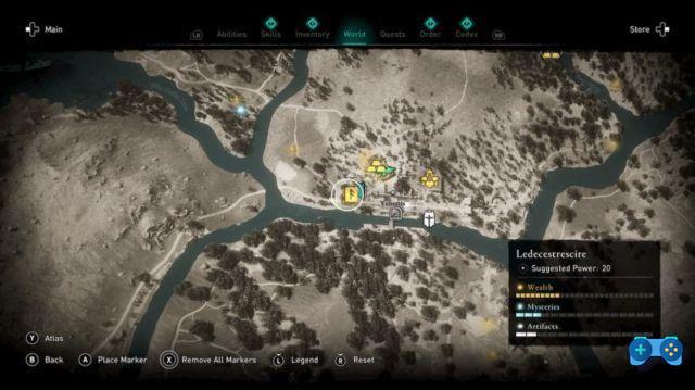 Assassin's Creed Valhalla - Guide: How to get the book of knowledge under Venonis in Ledecestrescire