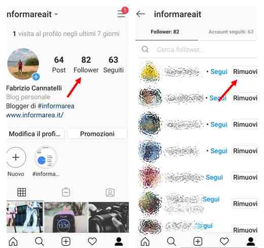 Comment supprimer les abonnés Instagram