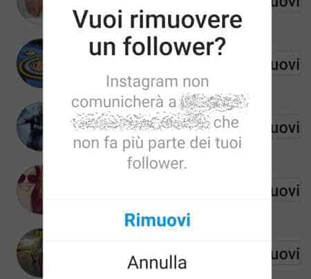 How to remove Instagram followers