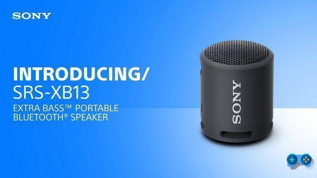 Sony XB13, um alto-falante portátil sem fio com EXTRA BASS para levar para a praia