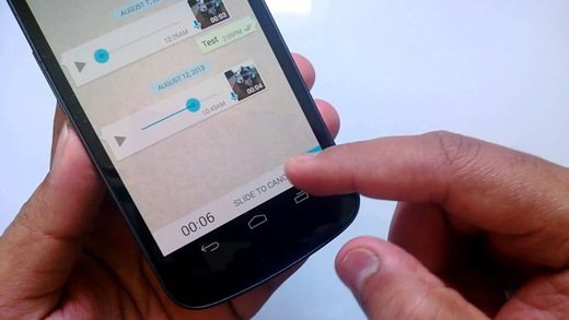 Cómo enviar mensajes de voz con WhatsApp