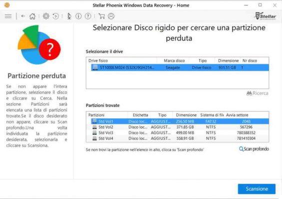 Cómo recuperar datos de partición eliminados con Stellar Phoenix Windows Data Recovery