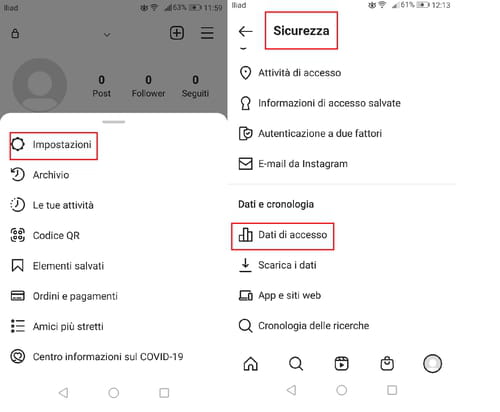 Como ver seu histórico de pesquisa e atividade no Instagram