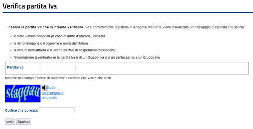 How to check the Community VAT number