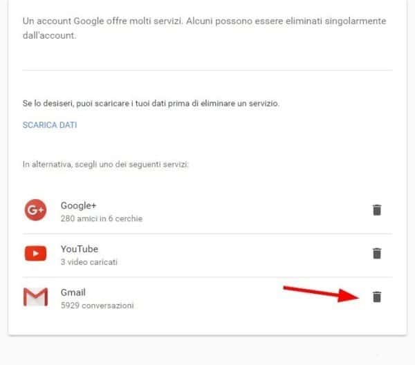 How to delete Gmail email accounts