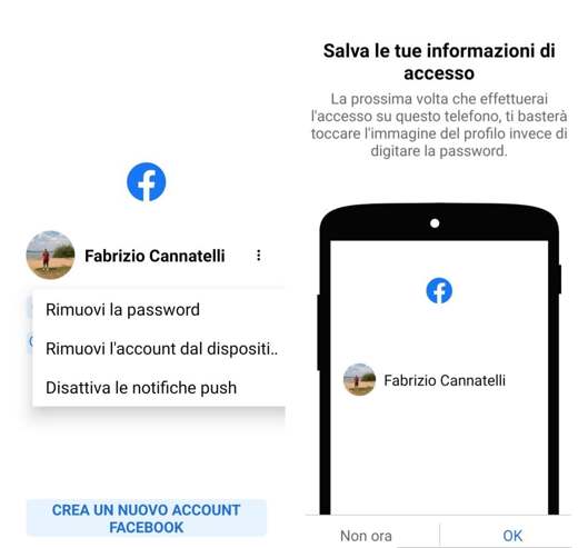 Inicio de sesión de Facebook: acceso directo sin contraseña